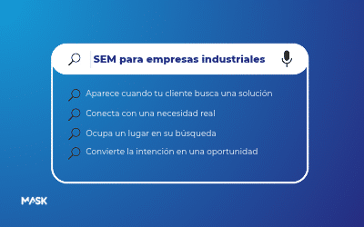 Blog 4 SEM para empresas industriales: cómo aparecer en el momento exacto en el que tu cliente busca una solución